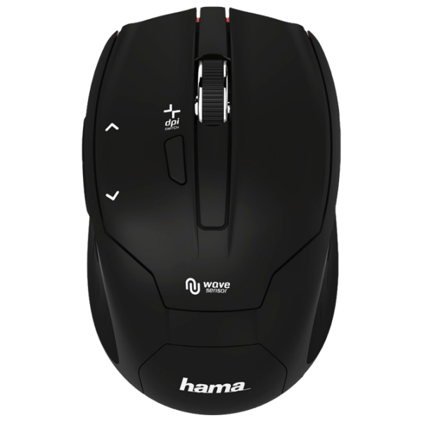 Mouse Hama Milano Compact Black Fără fir, 1600 dpi photo 1