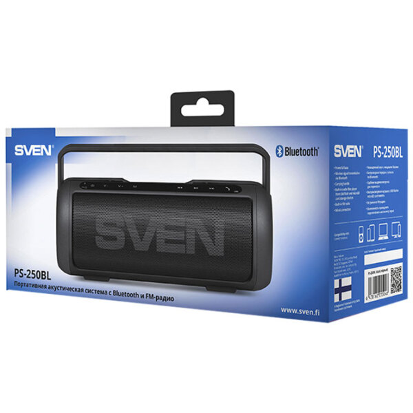 Boxă portabilă Sven PS-250BL Black 2 x 5 W photo 5