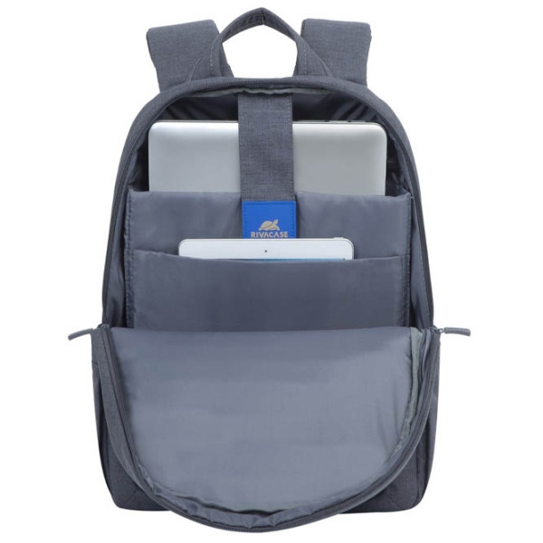 Rucsac RivaCase 7560 15.6" BlueGray  photo 6