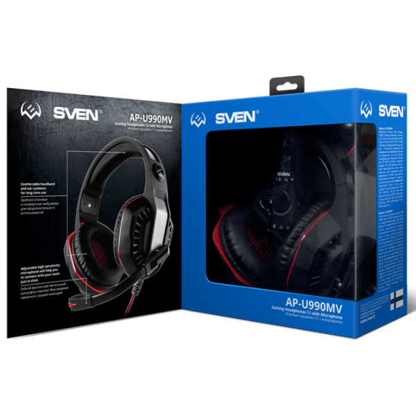 Căști Sven AP U990MV Black Cu fir/ Gaming/ Over the ear photo 14