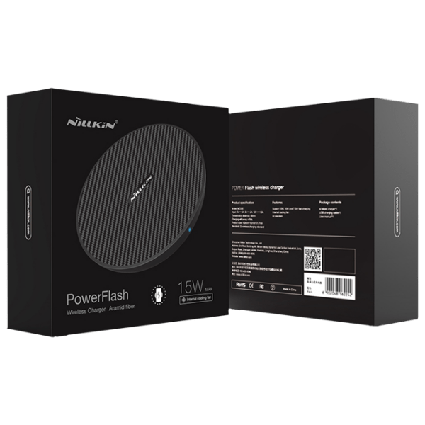 Зарядное устройство Wireless Nillkin, PowerFlash Aramid Fiber, Черный  photo 4