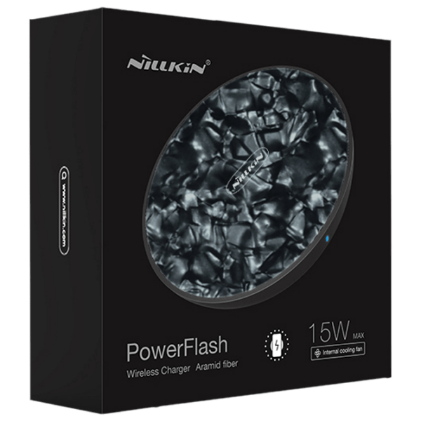 Зарядное устройство Wireless Nillkin, PowerFlash Tempered Glass, Черный  photo 3