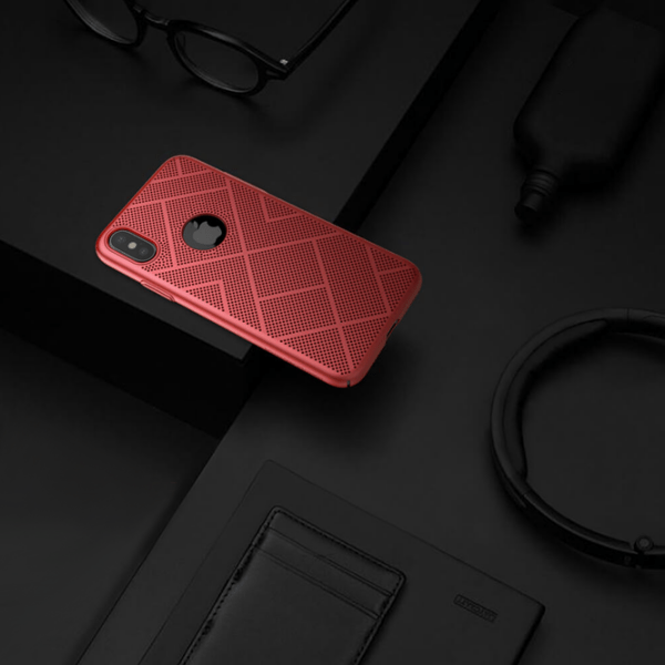 Чехол для смартфона Apple iPhone X (Air) Красный Nillkin, PC, Back photo 5