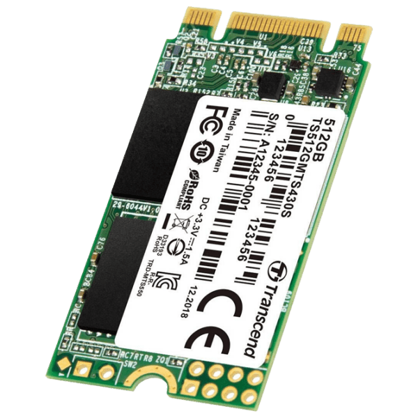 Устройство хранения SSD Transcend S430S M.2 512 ГБ Скорость чтения: 560 MБ/ с,
Скорость записи: 480 MБ/ с photo 2