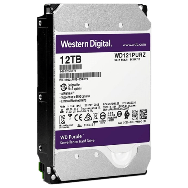 Dispozitiv de stocare HDD Western Digital Surveillance 3.5'' 12 TB  photo 2