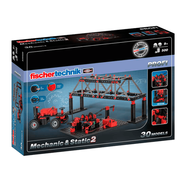 Конструктор FischerTechnik Mechanic & Static 2 Красный Количество деталей 500 шт., 9+ photo 1