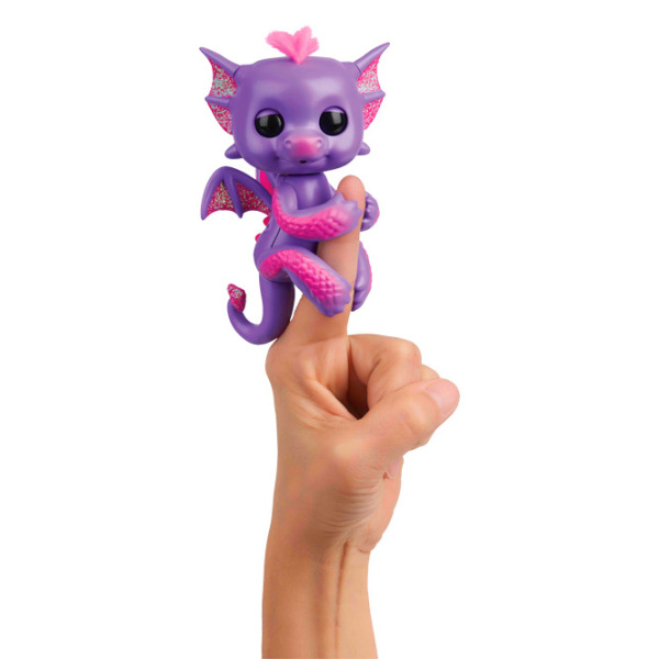 Игрушки WowWee Fingerlings Glitter Dragon Фиолетовый Для детей, 5+ photo 2