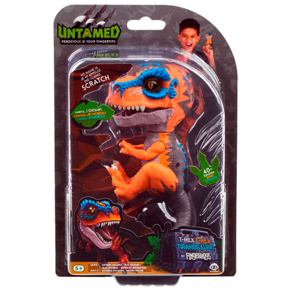 Игрушка WowWee Fingerlings Dinosaurs T-Rex Оранжевый Для детей, 5+ photo 5