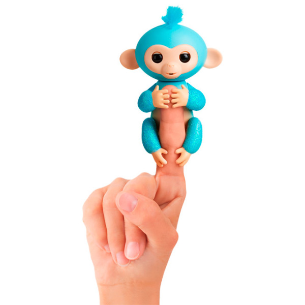 Игрушка WowWee Fingerlings Glitter Monkey Бирюзовый Для детей, 5+ photo 2