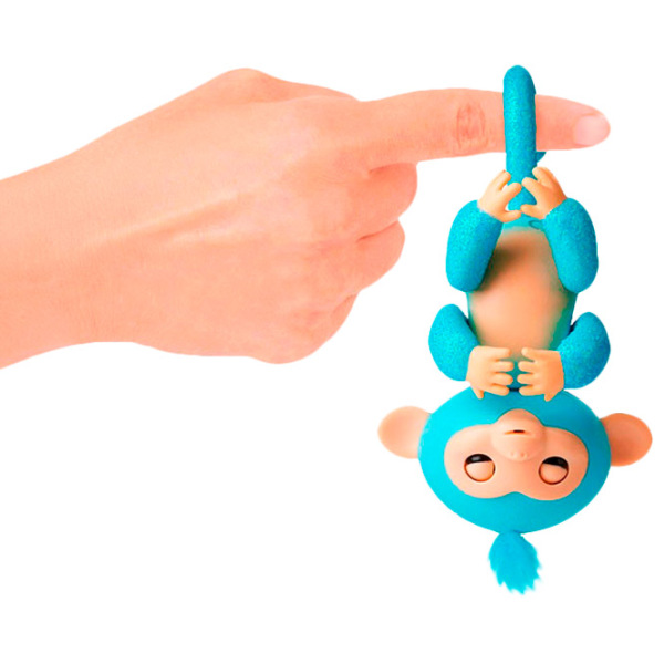 Игрушка WowWee Fingerlings Glitter Monkey Бирюзовый Для детей, 5+ photo 3