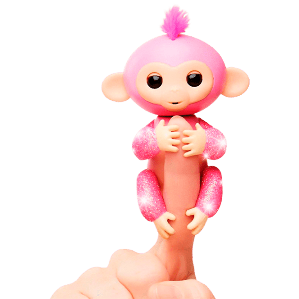 Игрушка WowWee Fingerlings Glitter Monkey Розовый Для детей, 5+ photo 1