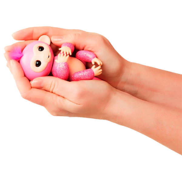 Игрушка WowWee Fingerlings Glitter Monkey Розовый Для детей, 5+ photo 2