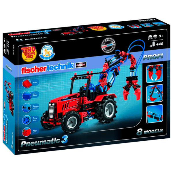 Конструктор FischerTechnik Pneumatic 3 Разноцветный Количество деталей 440, 9+ photo 1