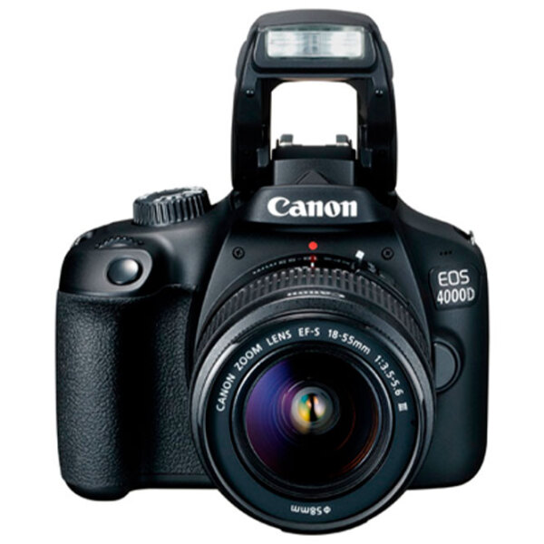 Cameră foto Canon EOS 4000D + EF-S18-55 DC III Kit Black + SB130 + SD-Card 16GB CMOS, 18 MP, f/ 3.5 - f/ 5.6 photo 8