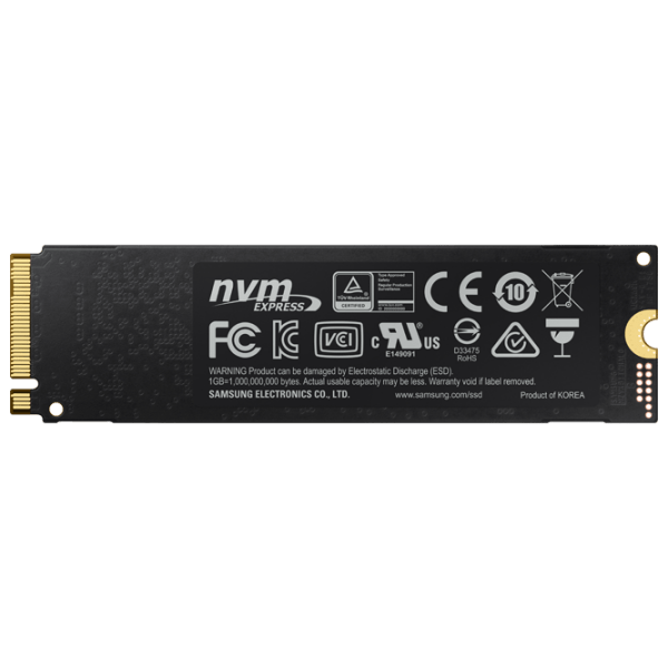SSD Samsung 970 EVO Plus M.2 250 GB Viteza de citire: 3500 MB/ s,
Viteza de inscriere: 2300 MB/ s photo 3