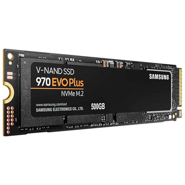 SSD Samsung 970 EVO Plus M.2 500 GB Viteza de citire: 3500 MB/ s,
Viteza de inscriere: 3200 MB/ s photo 4