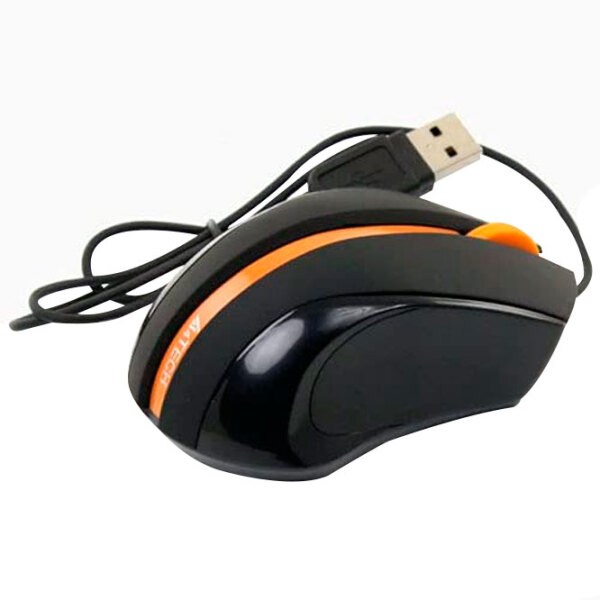 Mouse A4Tech N-310-1 Black Cu fir, 1000 dpi photo 5