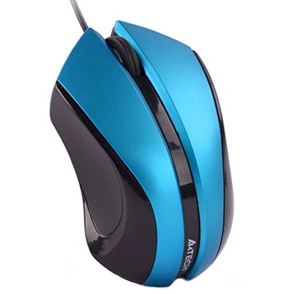 Mouse A4Tech N-310-3 Blue Cu fir, 1000 dpi photo 2
