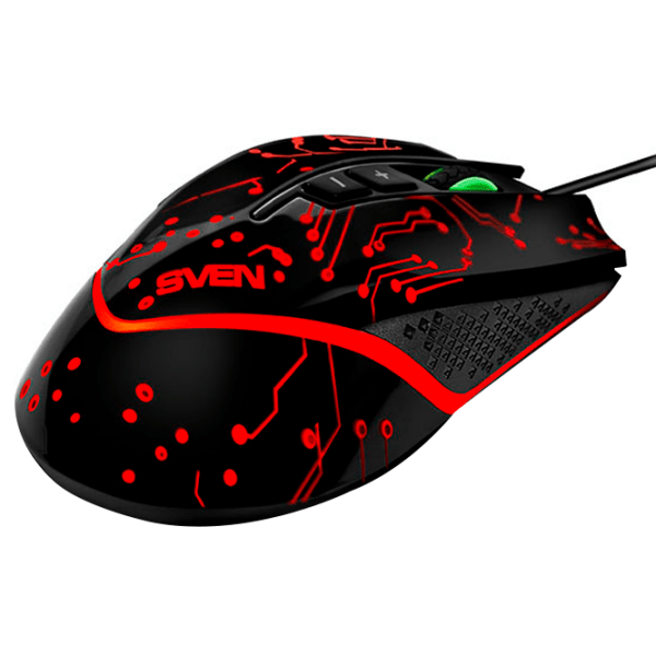 Mouse Sven GX-980 Black Cu fir / 2500 dpi photo 3