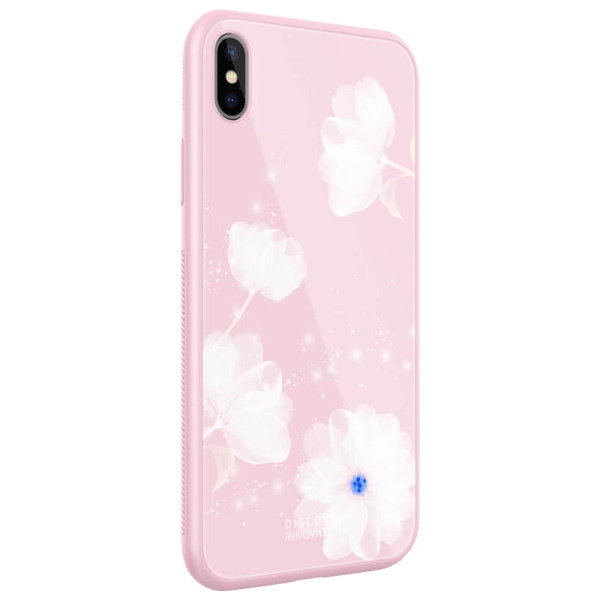 Husă pentru smartphone Apple iPhone XS (Tempered Plaid) White Pink Nillkin, PC, Back photo 3