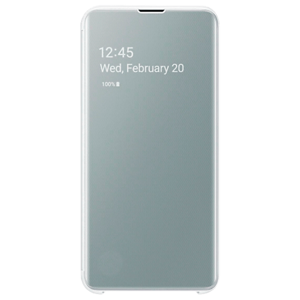 Husă pentru smartphone Samsung Galaxy S10e (EF-ZG970) White Samsung, PU, Flip Cover View photo 1