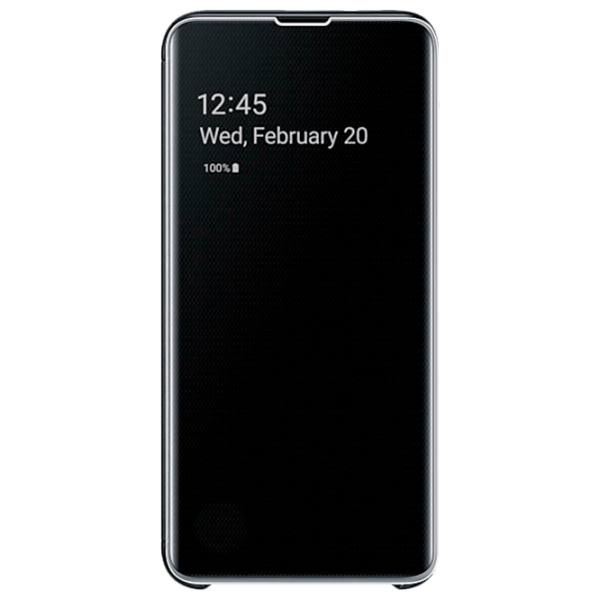 Husă pentru smartphone Samsung Galaxy S10e (EF-ZG970) Black Samsung, PU, Flip Cover View photo 1