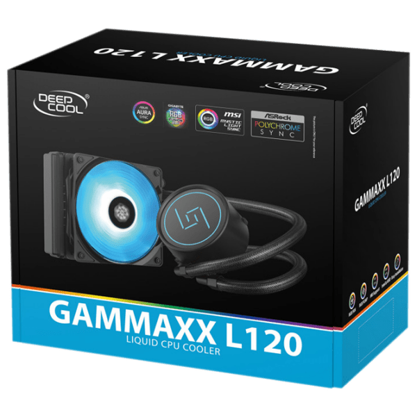 Жидкостное охлаждение Deepcool GAMMAXX L120 Черный  photo 4