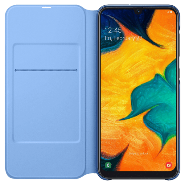 Husă pentru smartphone Samsung Galaxy A30 (EF-WA305) Black Samsung, PP, Flip Wallet photo 3