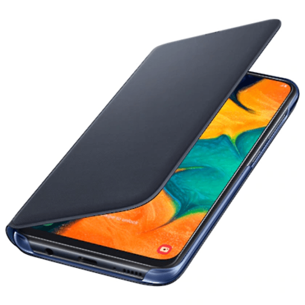 Husă pentru smartphone Samsung Galaxy A30 (EF-WA305) Black Samsung, PP, Flip Wallet photo 4