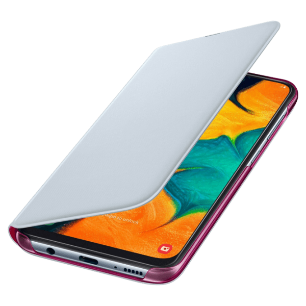 Husă pentru smartphone Samsung Galaxy A30 (EF-WA305) Red White Samsung, PP, Flip Cover photo 3