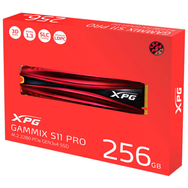 SSD ADATA S11 PRO M.2 256 ГБ Скорость чтения: 3350 MБ/ с,
Скорость записи: 2350 MБ/ с photo 5