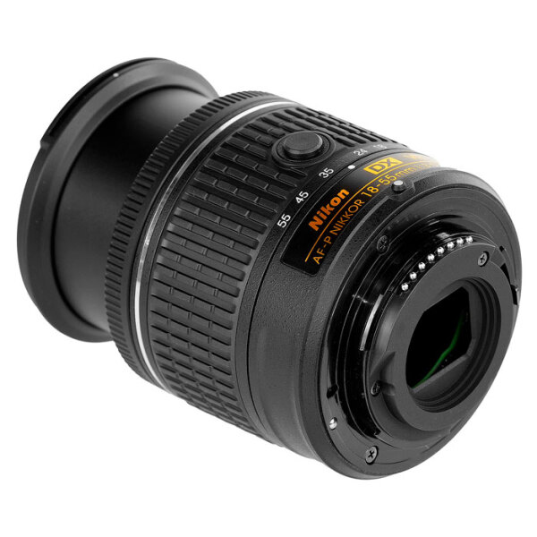 AF-P DX NIKKOR 18-55mm f/3.5-5.6G VR   (w/b) black  photo 2