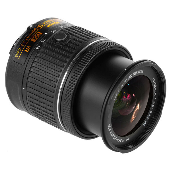 AF-P DX NIKKOR 18-55mm f/3.5-5.6G VR   (w/b) black  photo 4