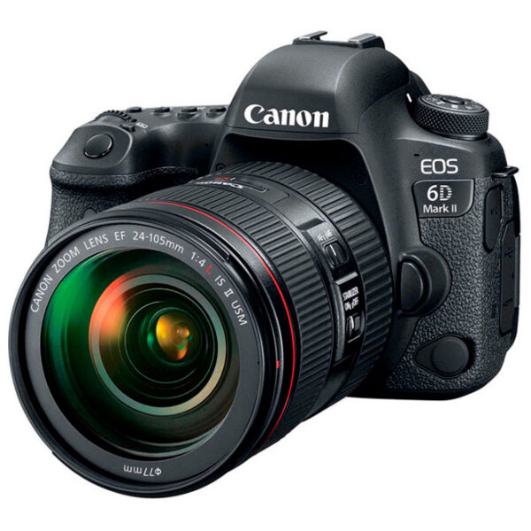 Cameră foto Canon EOS 6D MARK II + EF 24-105mm f/ 4L IS USM Kit Black CMOS, 26.2 MP, F 1.4 - F 22 photo 2