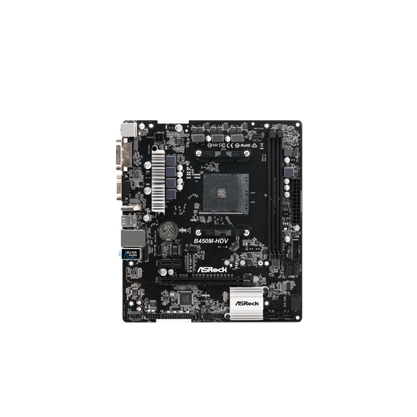 Материнская плата ASRock B450M-HDV  photo 1