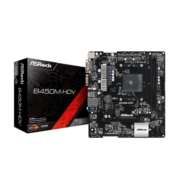 Материнская плата ASRock B450M-HDV  photo 4