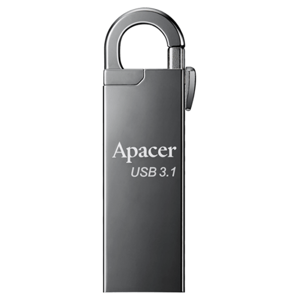 Флэшка USB Apacer AH15A 16 ГБ Серый USB 3.1, Металл photo 1