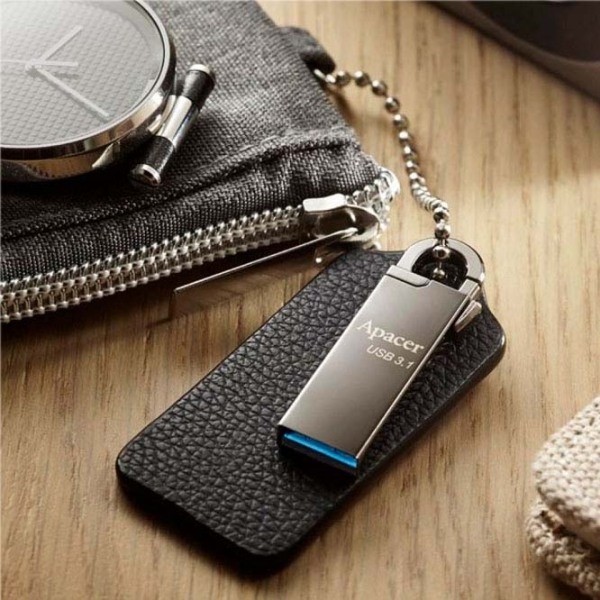 Флэшка USB Apacer AH15A 16 ГБ Серый USB 3.1, Металл photo 4