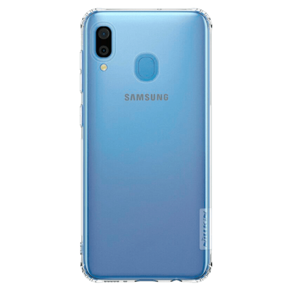 Чехол для смартфона Samsung Galaxy A30 (Nature) Прозрачный Белый Nillkin, TPU, Back photo 1