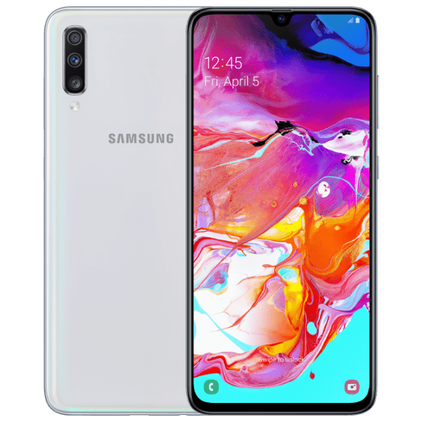 Samsung Galaxy A70 128 ГБ Белый 6.7" | 32 Мп | 6 ГБ | Dual SIM photo 1