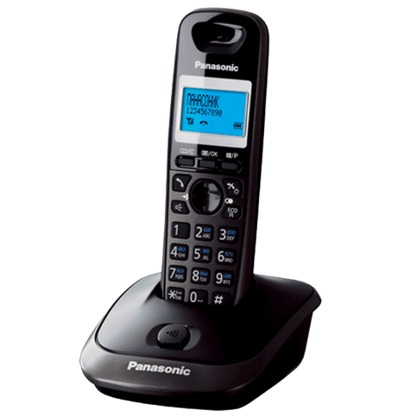 Dect Phone Panasonic KX-TG2512UAT Kit Черный  photo 1