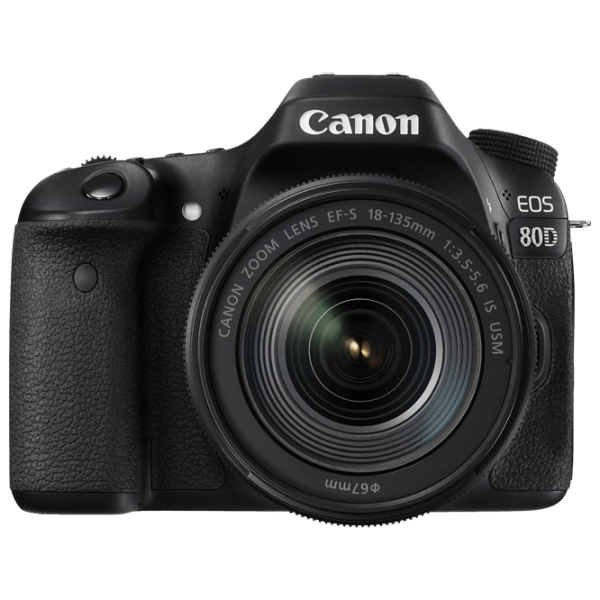 Cameră foto Canon EOS 80D + EF-S 18-135 IS USM Kit Black CMOS, 24.2 MP, f/ 3.5 - f/ 5.6 photo 1