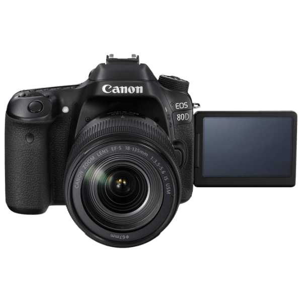 Cameră foto Canon EOS 80D + EF-S 18-135 IS USM Kit Black CMOS, 24.2 MP, f/ 3.5 - f/ 5.6 photo 2