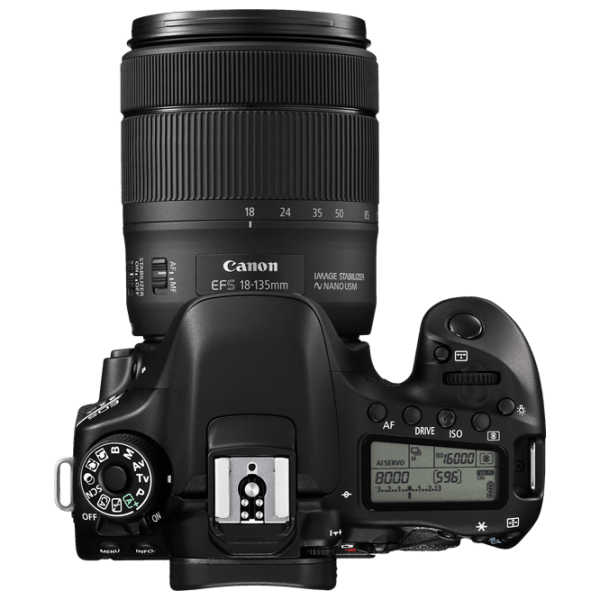 Cameră foto Canon EOS 80D + EF-S 18-135 IS USM Kit Black CMOS, 24.2 MP, f/ 3.5 - f/ 5.6 photo 7