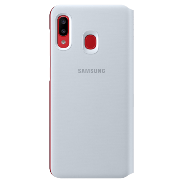 Husă pentru smartphone Samsung Galaxy A20 (EF-WA205) Red White Samsung, PP, Flip Wallet photo 2