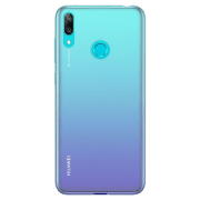 Husă pentru smartphone Huawei Y7 2019 (Original) Transparent White Huawei, TPU, Back