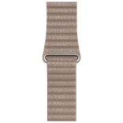 Ремень Apple Watch 4 Elegant Leather Loop Stone , 38, 40 мм