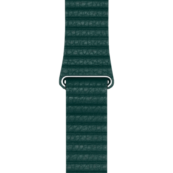 Ремень Apple Watch Elegant Loop Зелёный Forest Кожа, 38, 40 мм photo 1