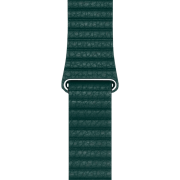 Ремень Apple Watch Elegant Loop Зелёный Forest Кожа, 38, 40 мм