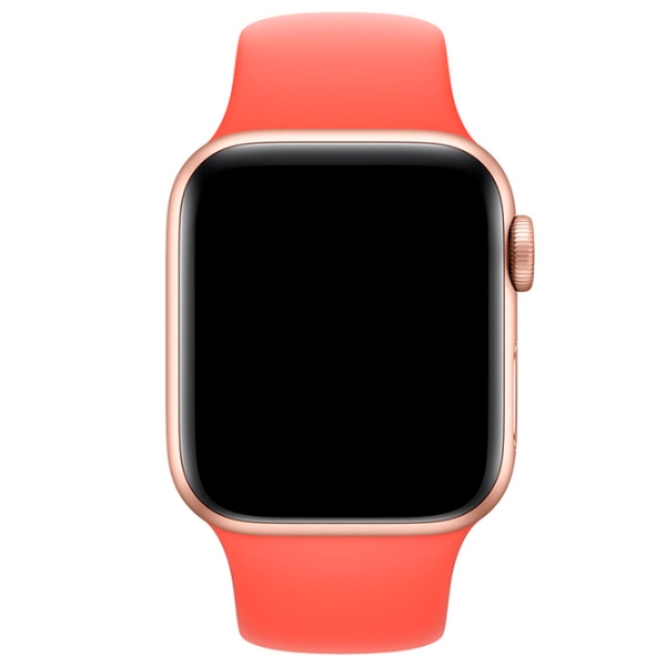 Ремень Apple Watch 4 Deluxe Sport Нектарин Силикон, 38, 40 мм photo 3